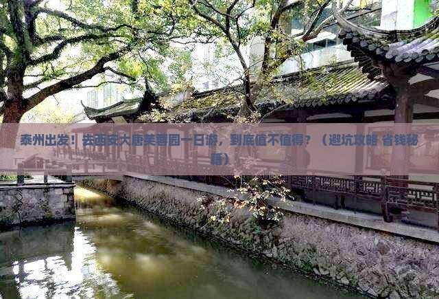 泰州去西安大唐芙蓉园一日游