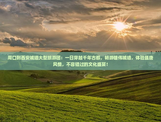 周口到西安城墙大型旅游团