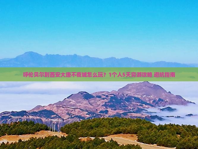 呼伦贝尔到西安大唐不夜城个人游