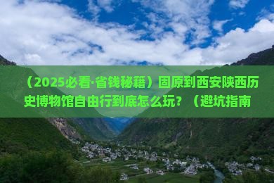 固原到西安陕西历史博物馆自由行