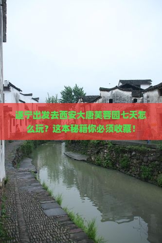 遂宁去西安大唐芙蓉园七日游
