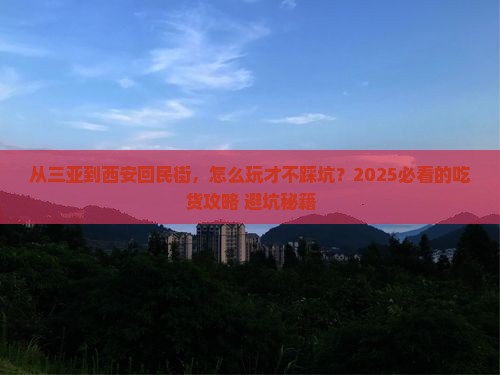 三亚去西安回民街攻略