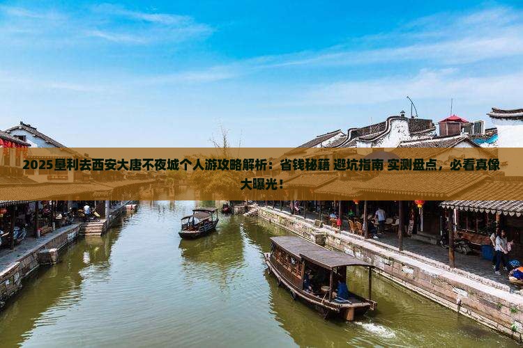 垦利去西安大唐不夜城个人游