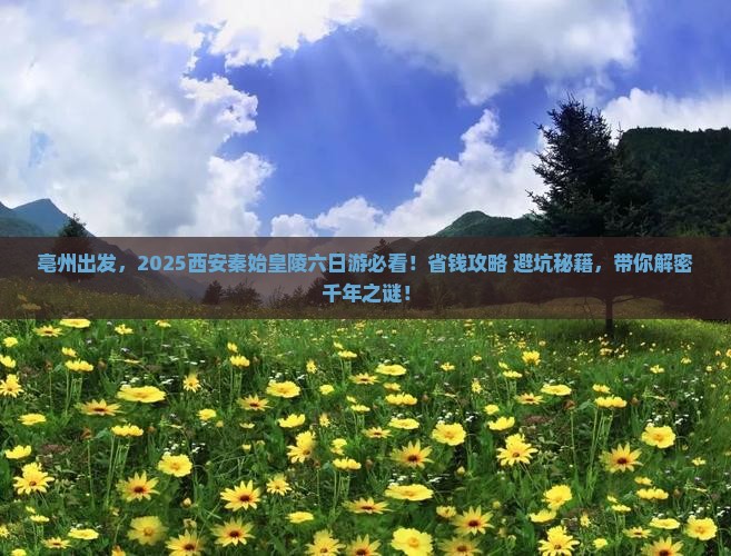 亳州到西安秦始皇帝陵博物院六日游