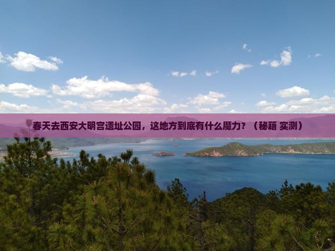 春天去西安大明宫国家遗址公园必去地