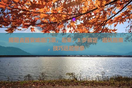 揭阳去西安城墙门票
