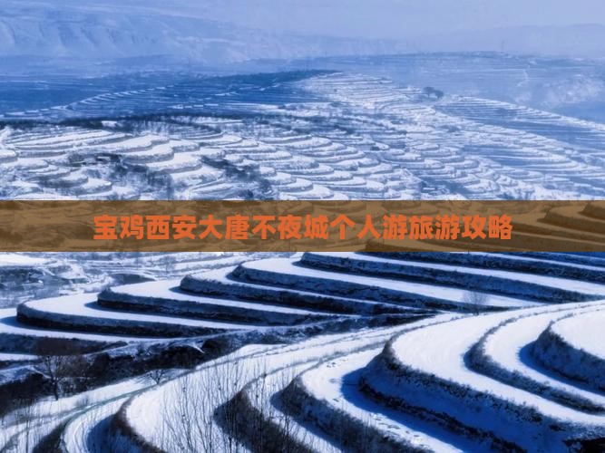 宝鸡去西安大唐不夜城个人游