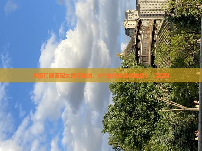 厦门到西安大唐不夜城旅游小吃