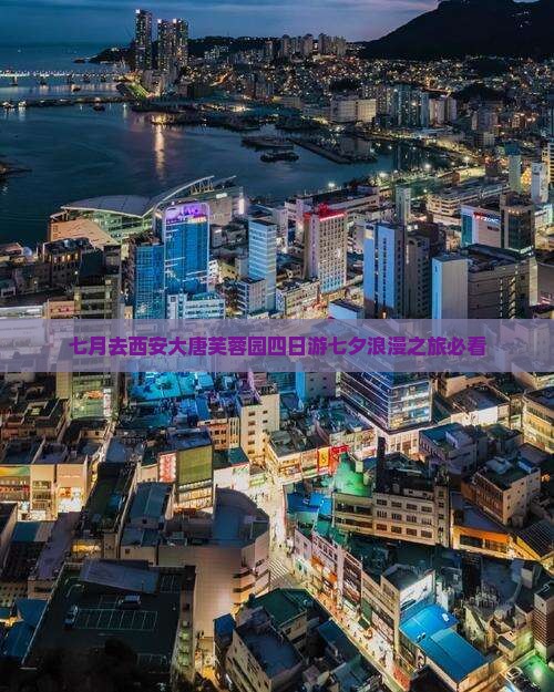 七月去西安大唐芙蓉园四日游
