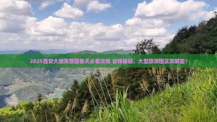 春天去西安大唐芙蓉园大型旅游团