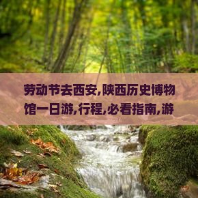 劳动节去西安陕西历史博物馆一日游