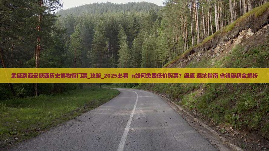 武威到西安陕西历史博物馆门票