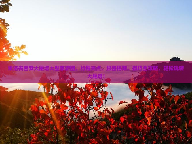 果洛去西安大雁塔大型旅游团