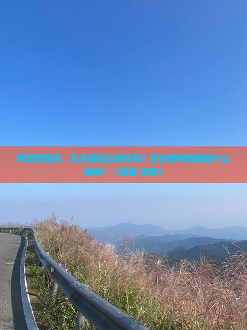 阿坝到西安陕西历史博物馆五日游
