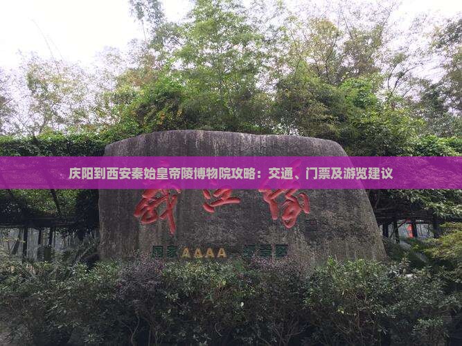庆阳到西安秦始皇帝陵博物院攻略