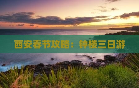 春节到西安钟楼三日游