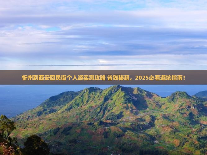 忻州到西安回民街个人游