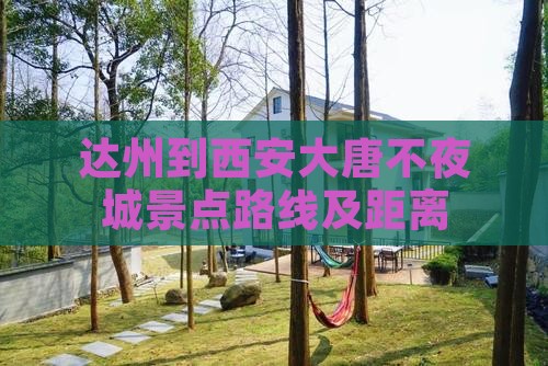 达州到西安大唐不夜城景点