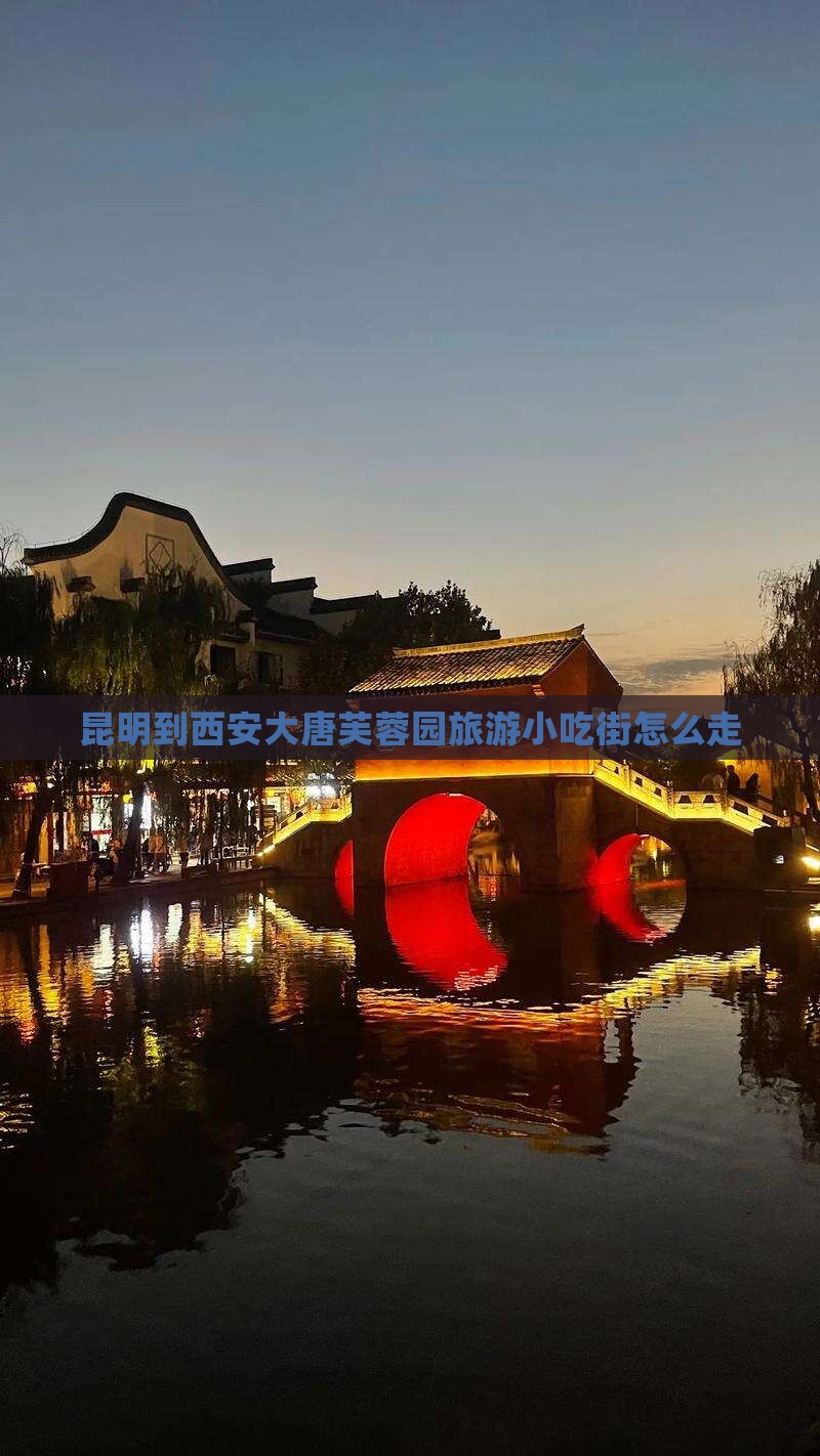 昆明到西安大唐芙蓉园旅游小吃