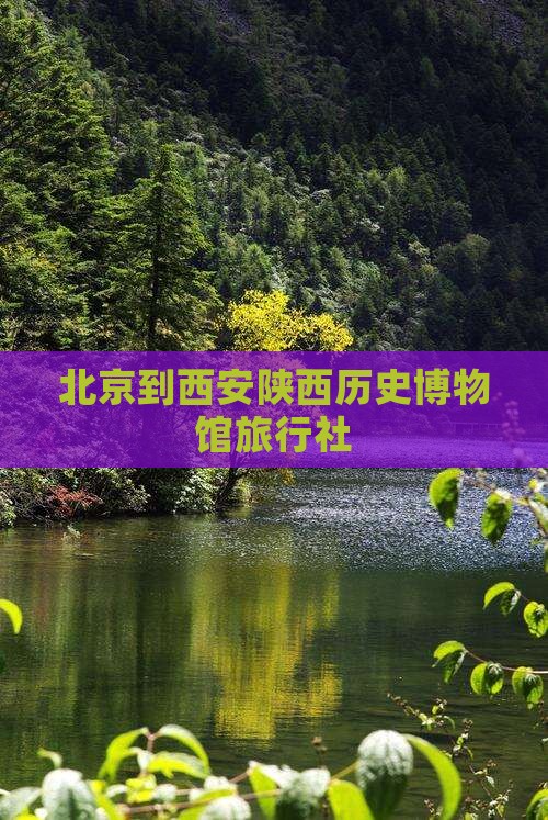 北京到西安陕西历史博物馆旅行社