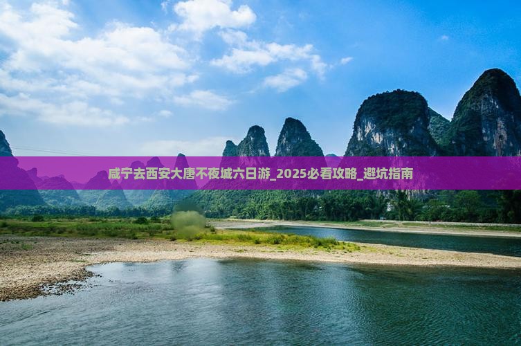 咸宁去西安大唐不夜城六日游