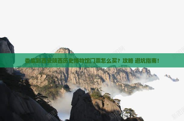 娄底到西安陕西历史博物馆门票