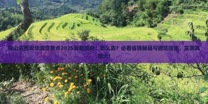 保山去西安华清宫景点