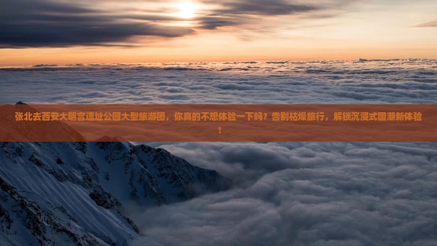 张北去西安大明宫国家遗址公园大型旅游团