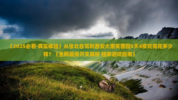 张北到西安大唐芙蓉园五日游