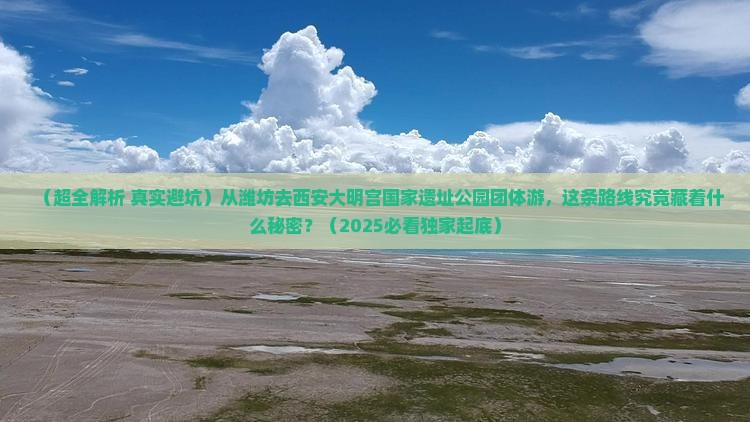 潍坊去西安大明宫国家遗址公园团体旅游