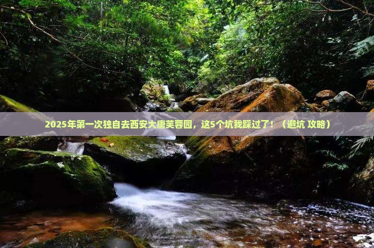 六盘水到西安大唐芙蓉园个人游