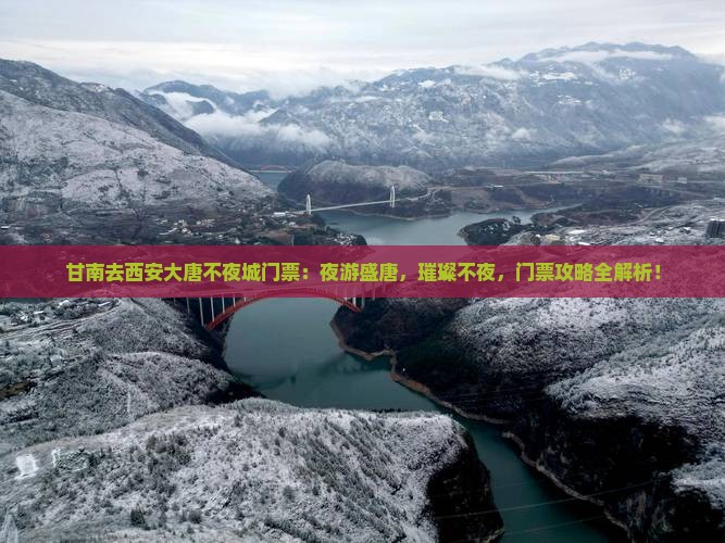 甘南去西安大唐不夜城门票