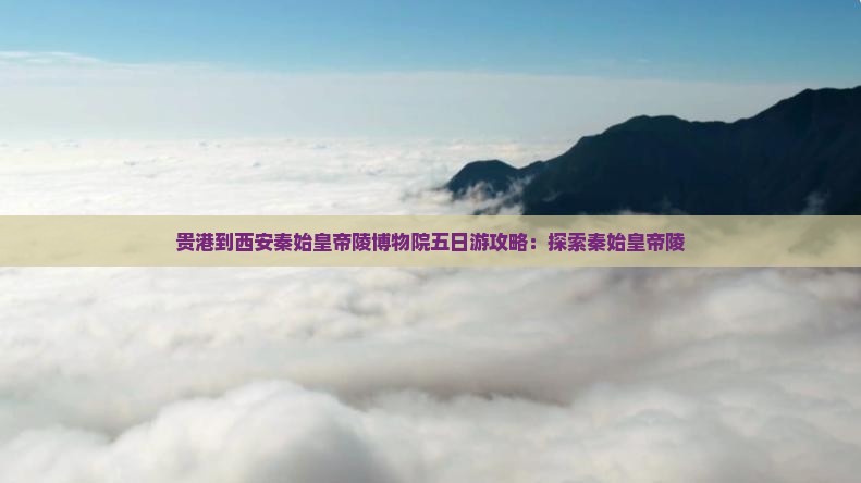 贵港到西安秦始皇帝陵博物院五日游