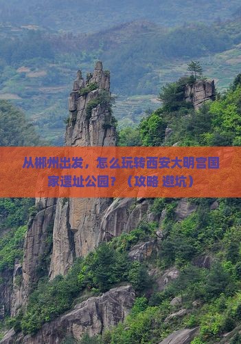 郴州去西安大明宫国家遗址公园景点
