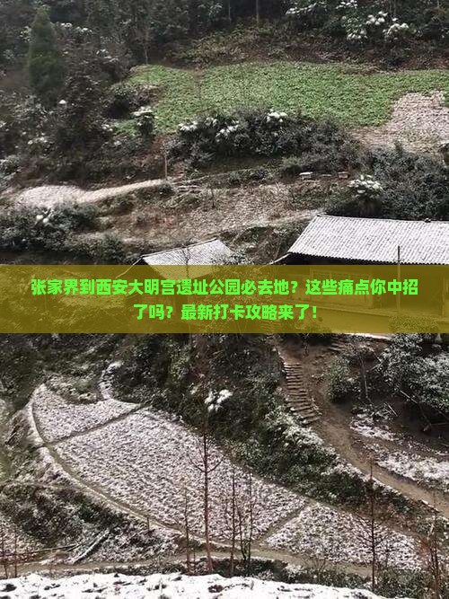 张家界到西安大明宫国家遗址公园必去地