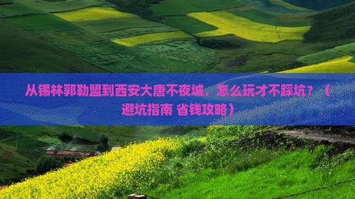锡林郭勒盟到西安大唐不夜城景点