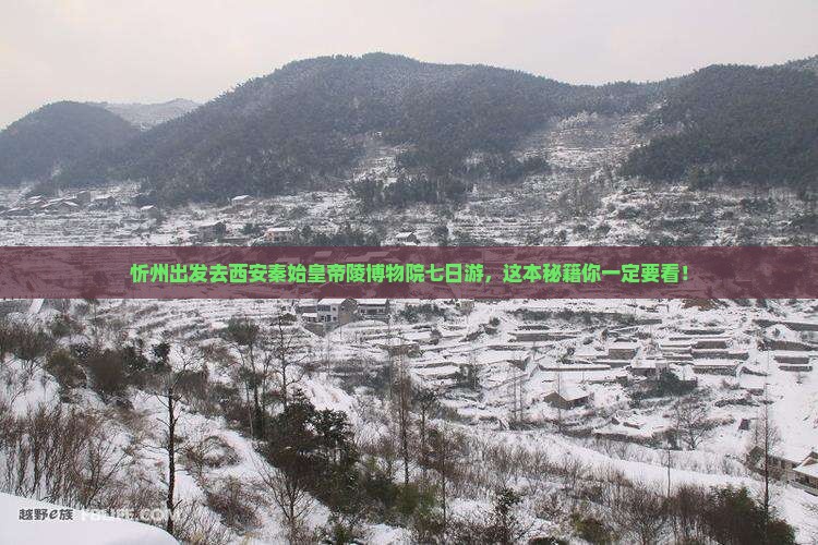 忻州去西安秦始皇帝陵博物院七日游