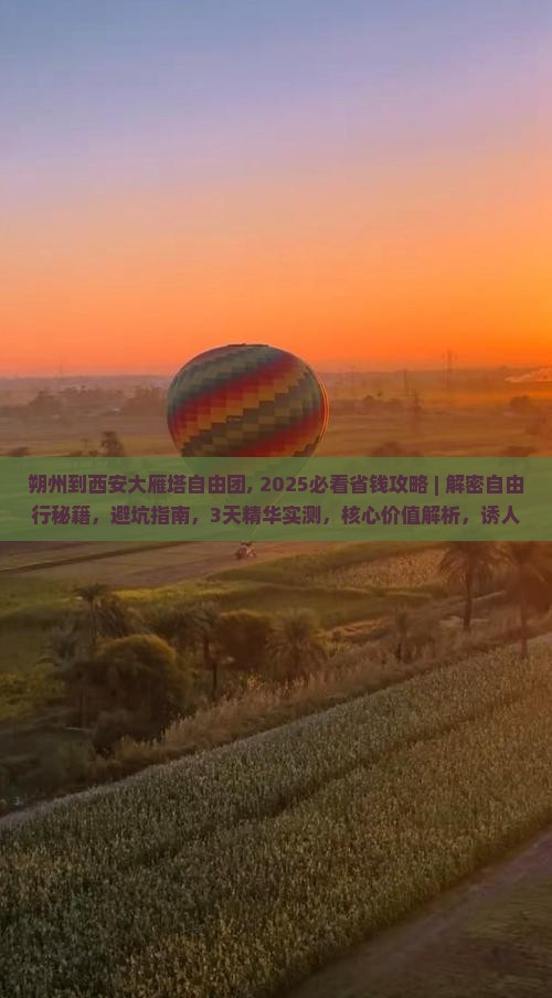 朔州到西安大雁塔自由团