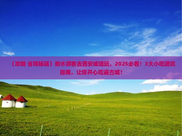 衡水去西安城墙旅游小吃
