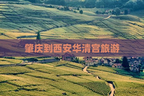 肇庆到西安华清宫旅游