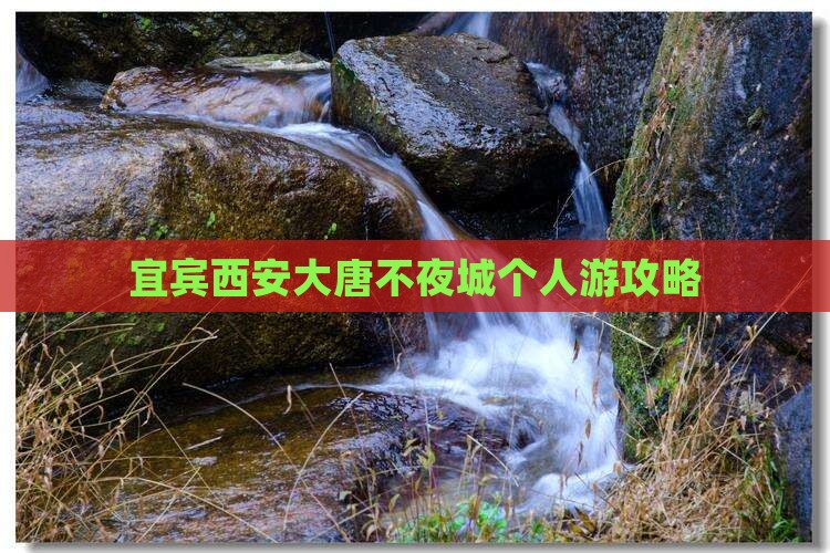 宜宾去西安大唐不夜城个人游 宜宾去西安大唐不夜城个人游