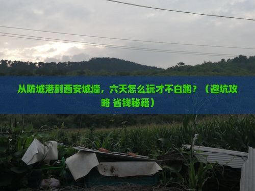 防城港去西安城墙六日游