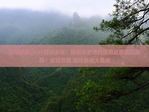 抚顺到西安陕西历史博物馆哪里玩