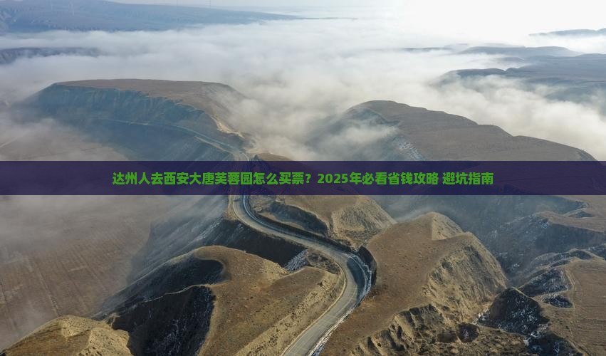达州去西安大唐芙蓉园门票