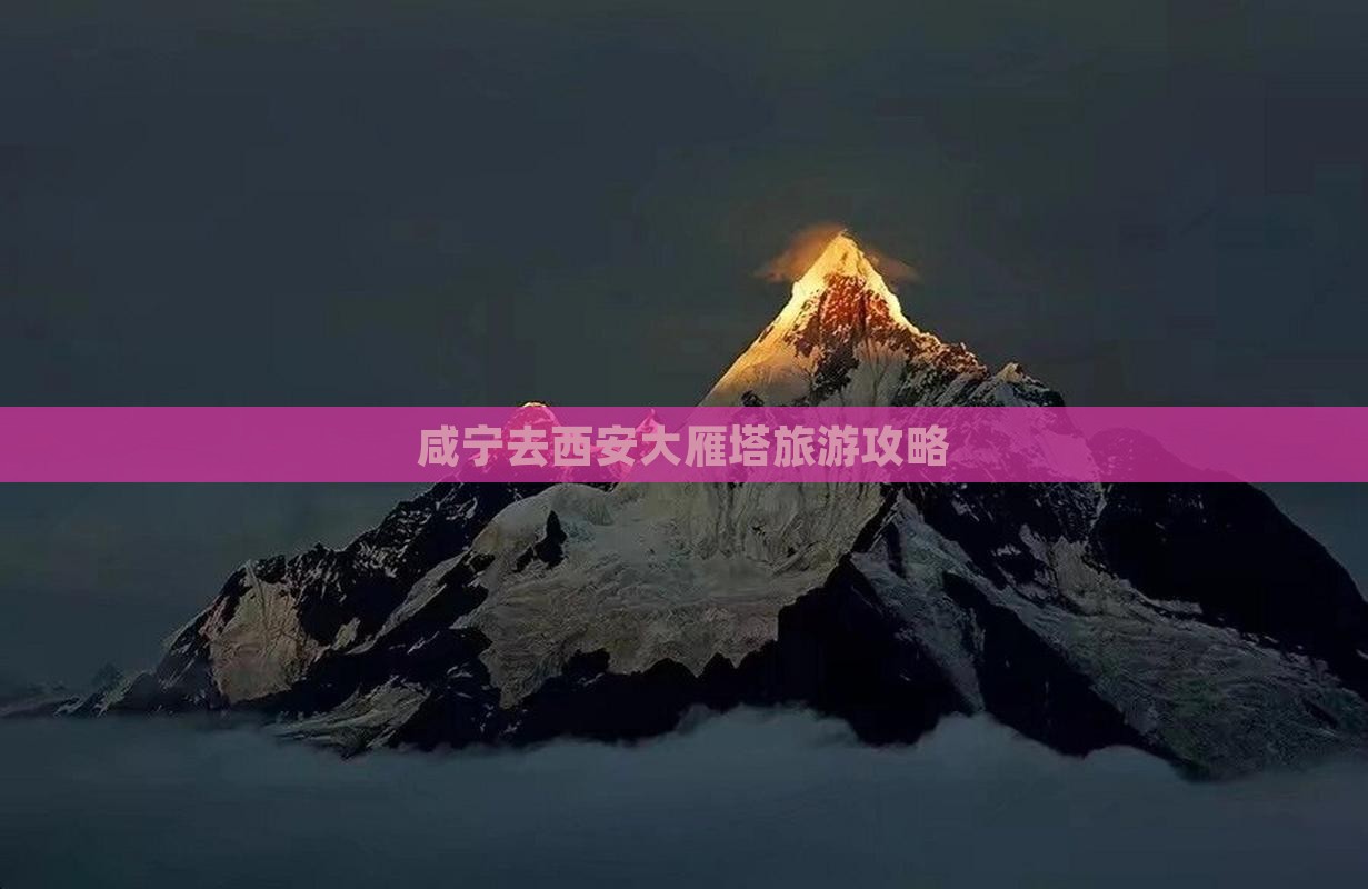 咸宁去西安大雁塔自由团