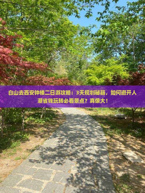 白山去西安钟楼二日游
