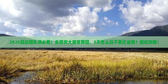 延边到西安大唐芙蓉园团体旅游