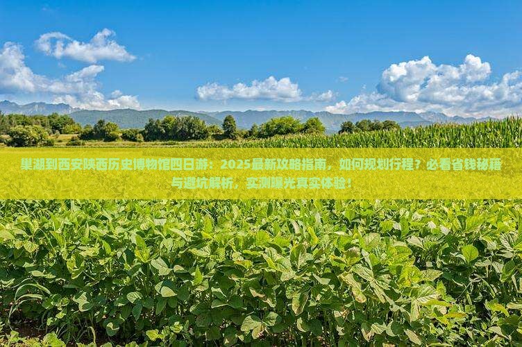 巢湖到西安陕西历史博物馆四日游