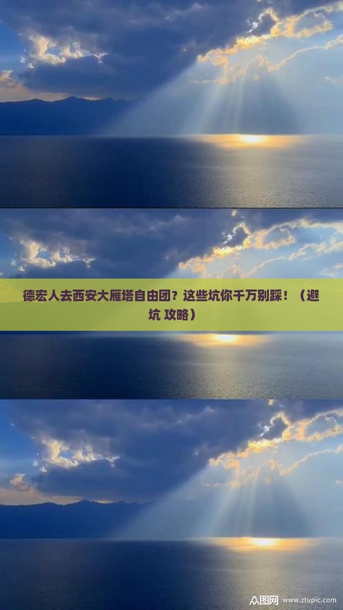 德宏去西安大雁塔自由团