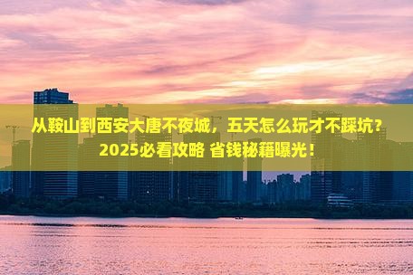 鞍山到西安大唐不夜城五日游